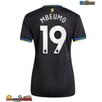Camisa de Futebol Manchester United Bryan Mbeumo #19 Equipamento Alternativo Mulheres 2025-26 Manga Curta